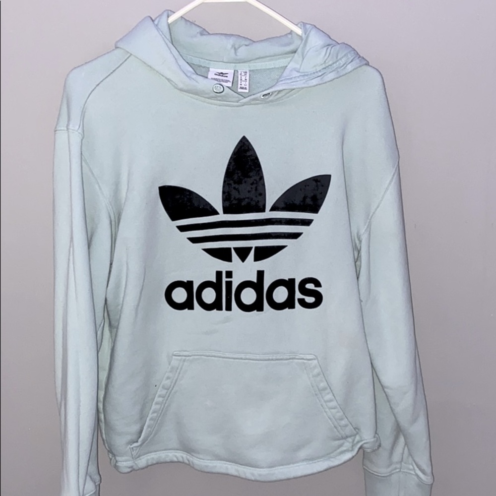 adidas mint green hoodie